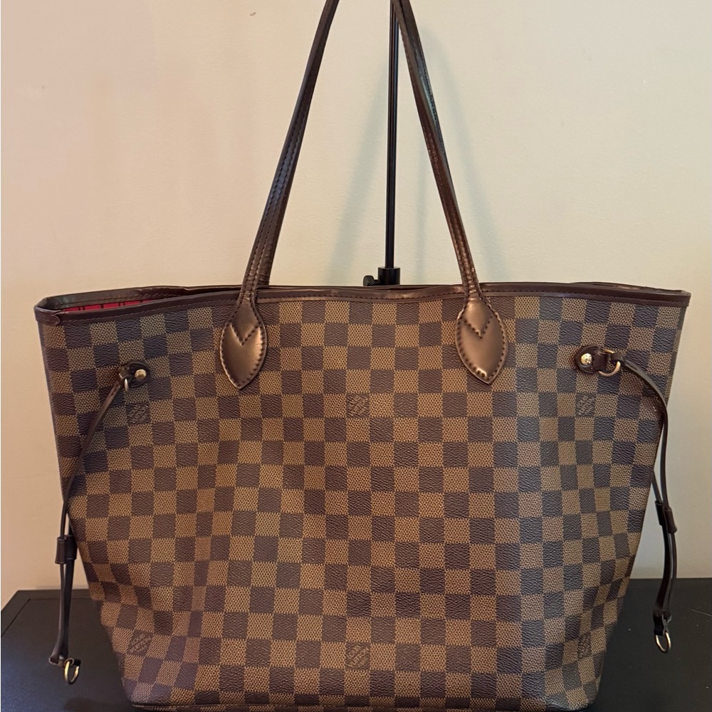 LV Neverfull MM Damier Ebene Tote